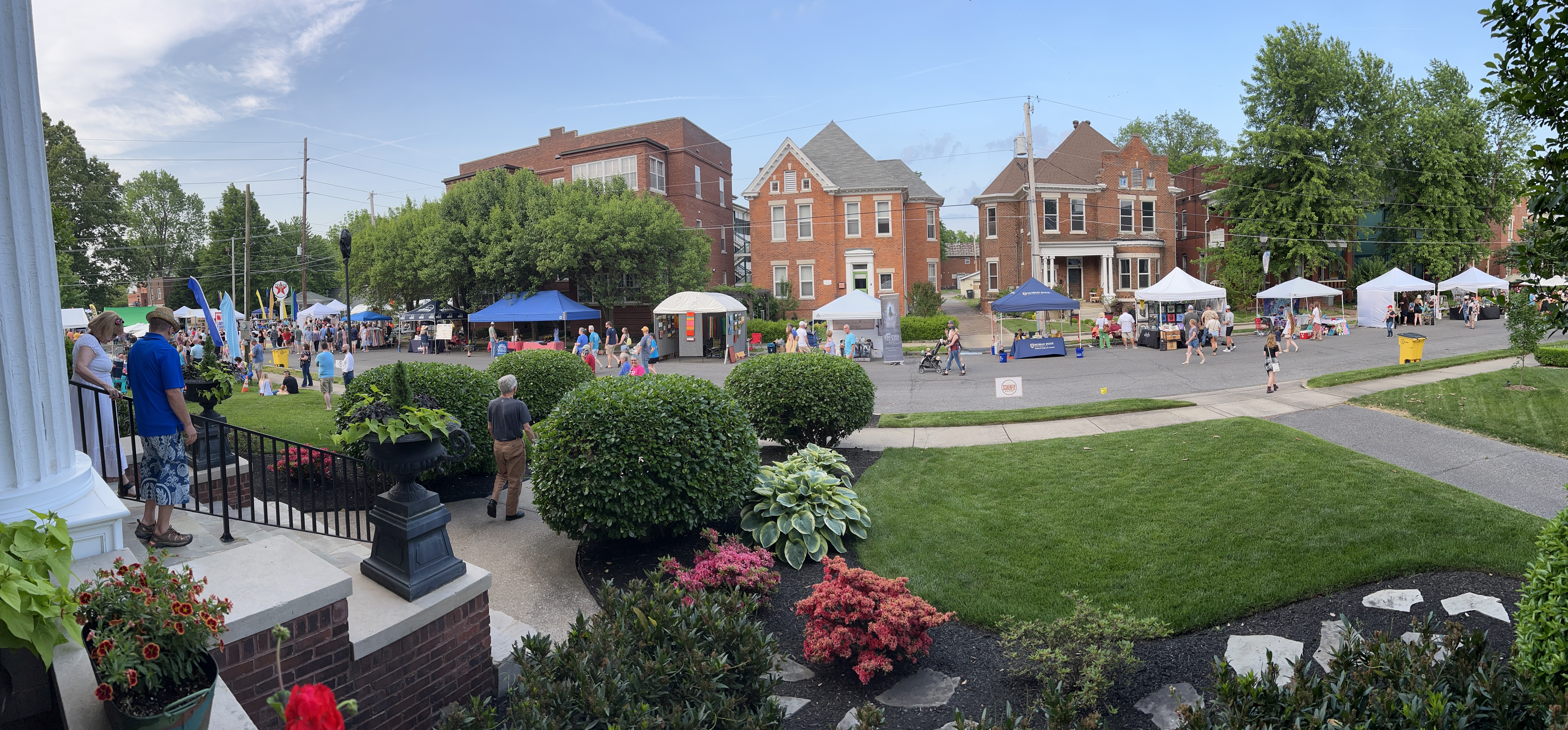 View of 7th Street during Lower Town Art & Music Festival